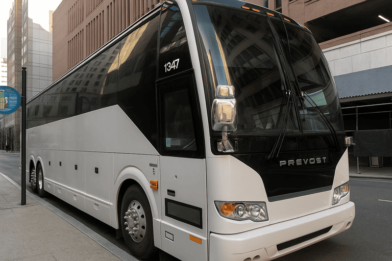 a Compton Coach Bus Service coach bus