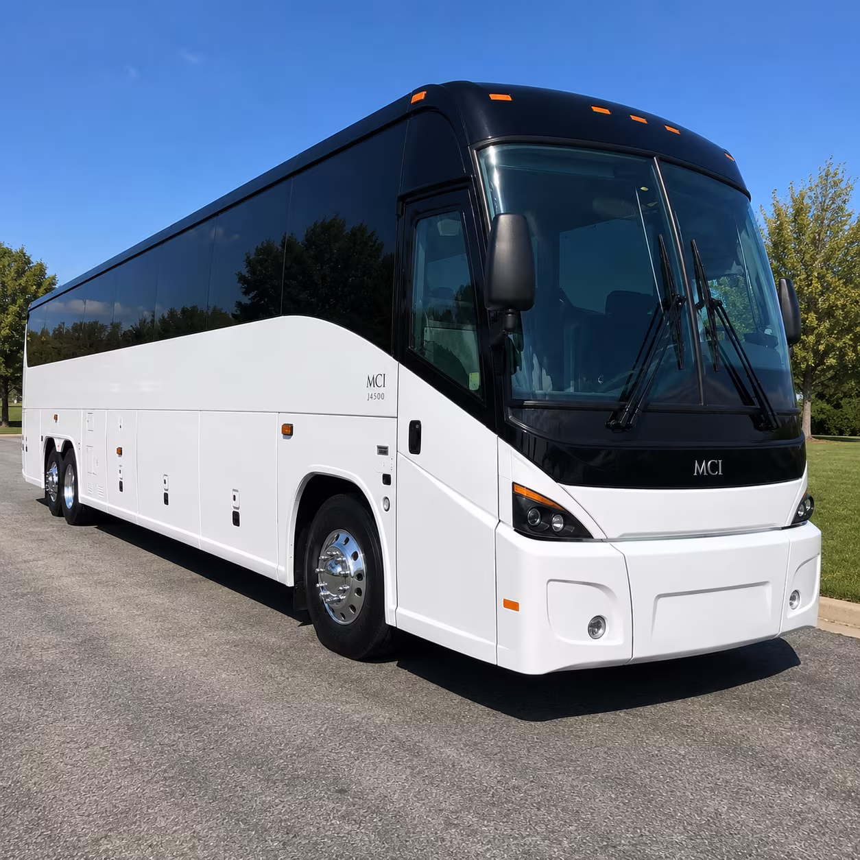 compton 56 passenger charter bus