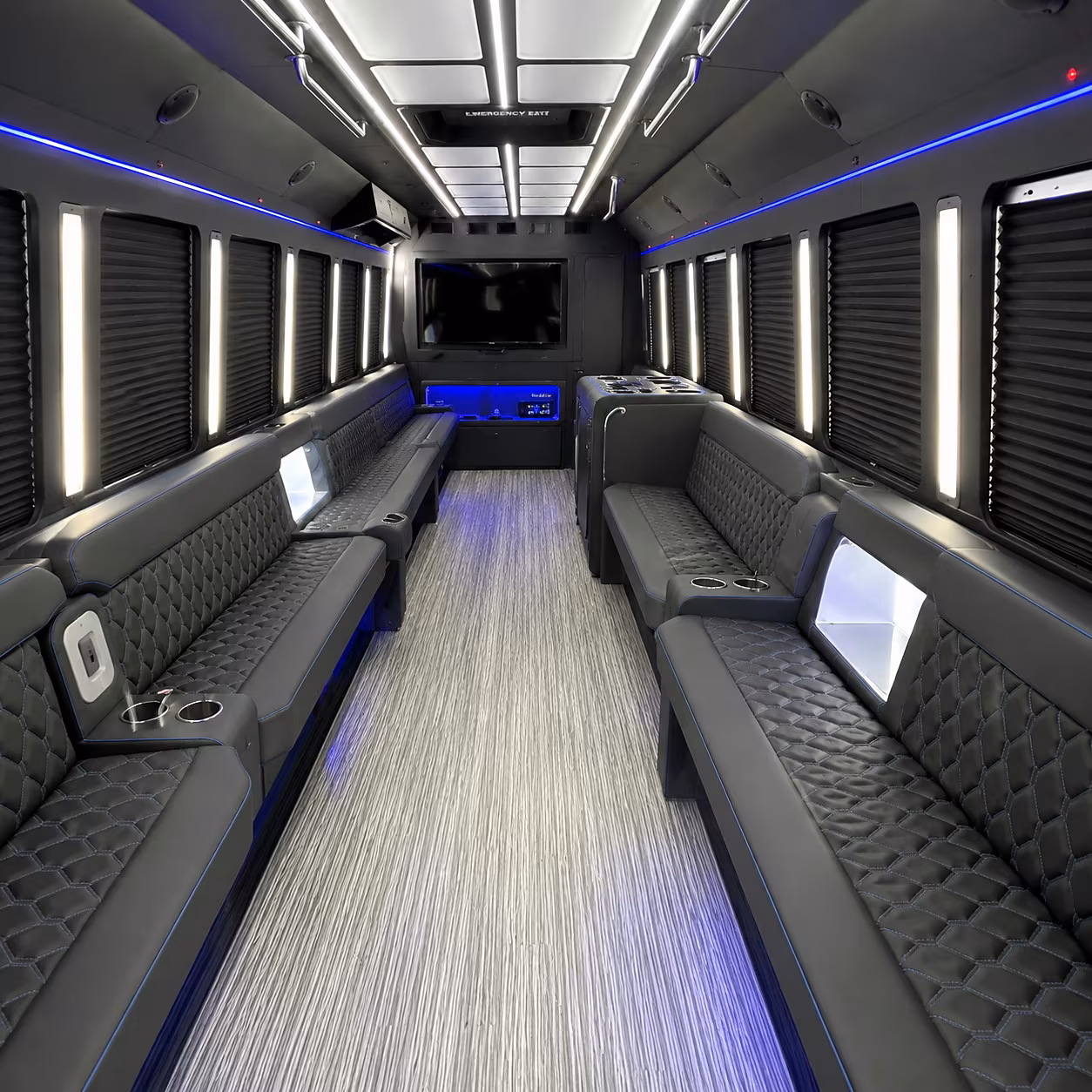 compton party bus interior