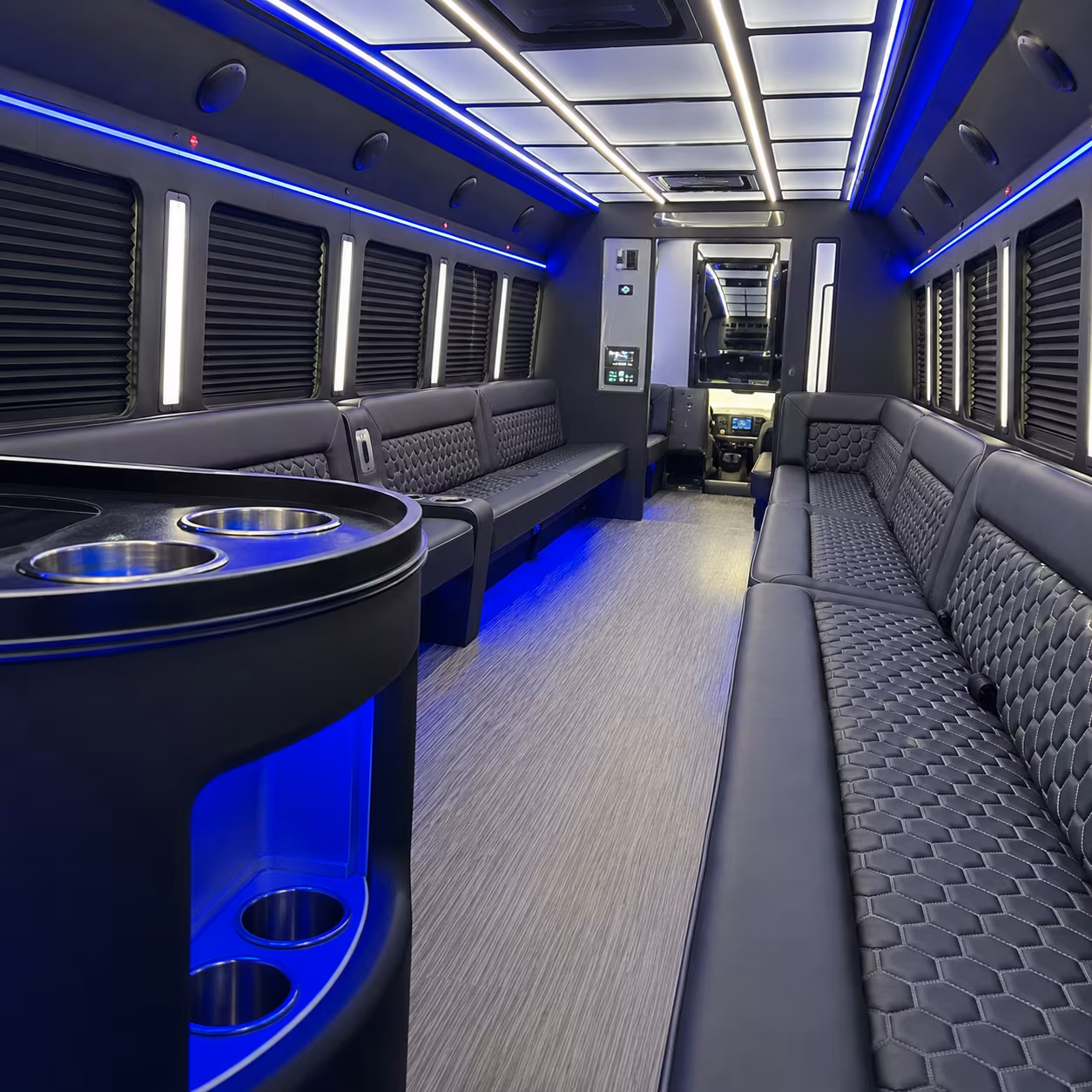 compton party bus rentals inside