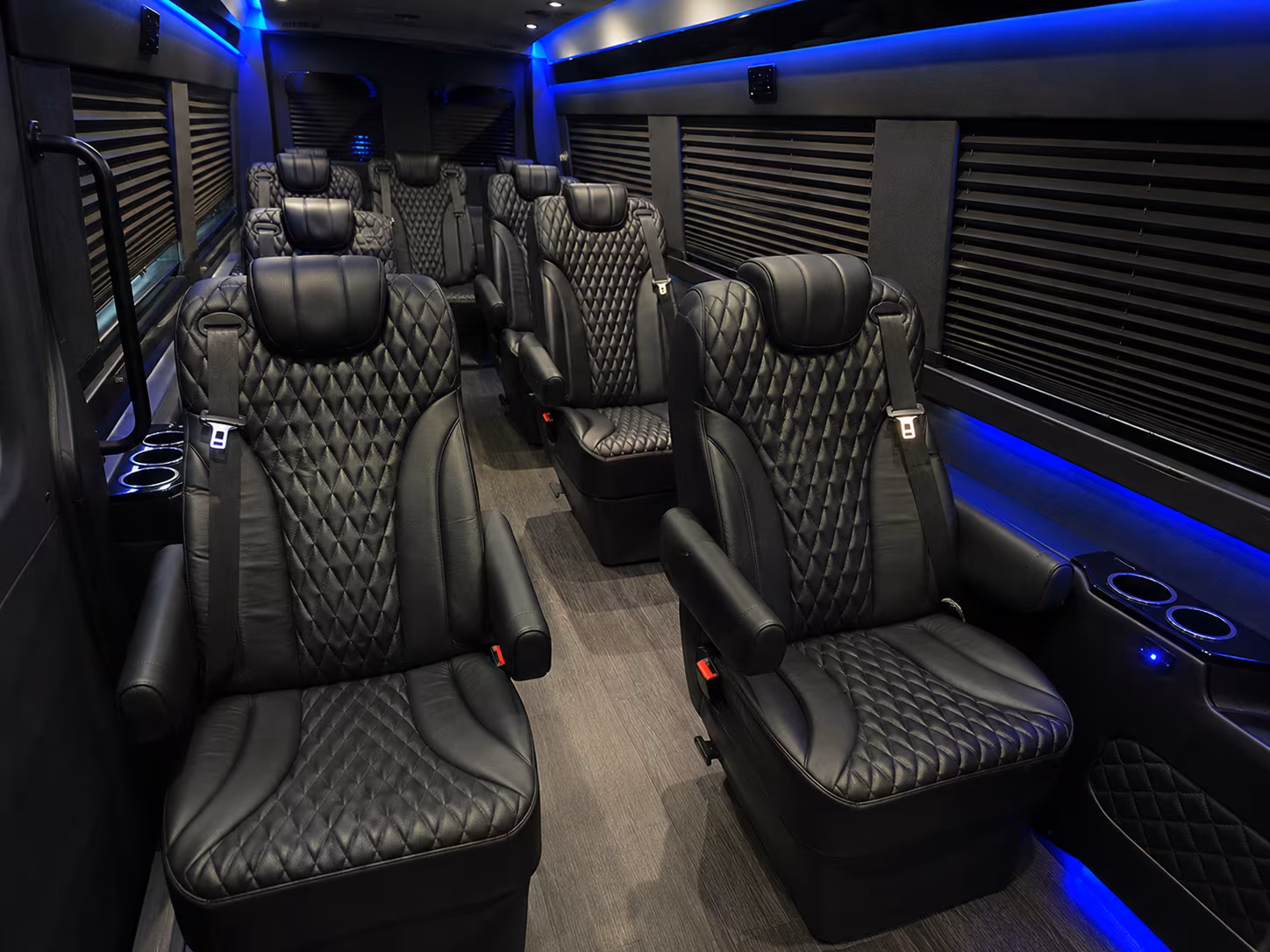 compton wedding transportation onboard seating
